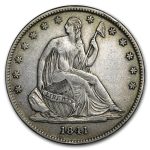 1841-O Liberty Seated Half Dollar XF