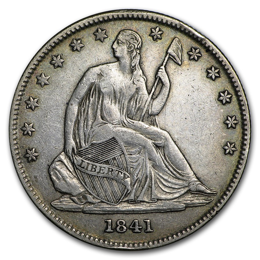1841-O Liberty Seated Half Dollar XF