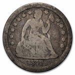 1842 Liberty Seated Dime VG