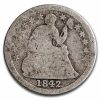 1842-O Liberty Seated Dime AG