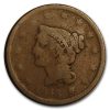 1843 Large Cent Petite Head, Sm Letters Good