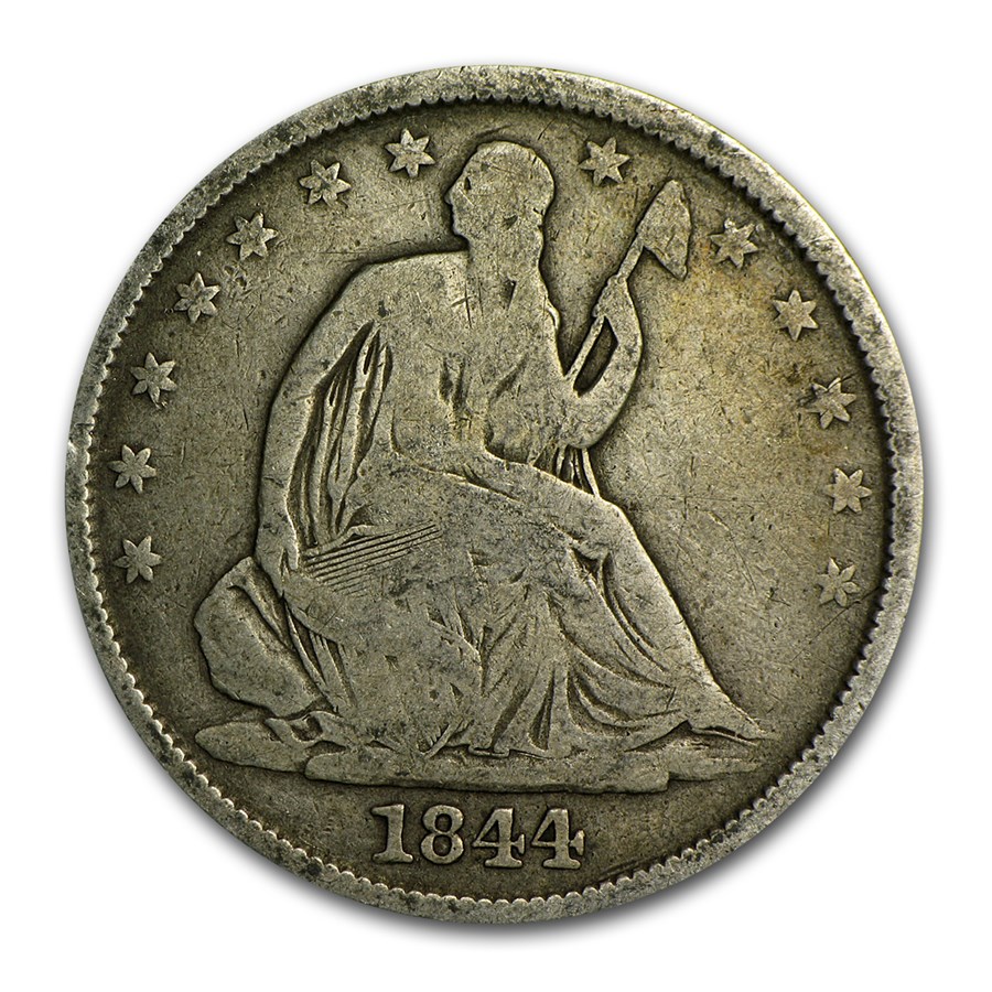 1844-O Liberty Seated Half Dollar VG