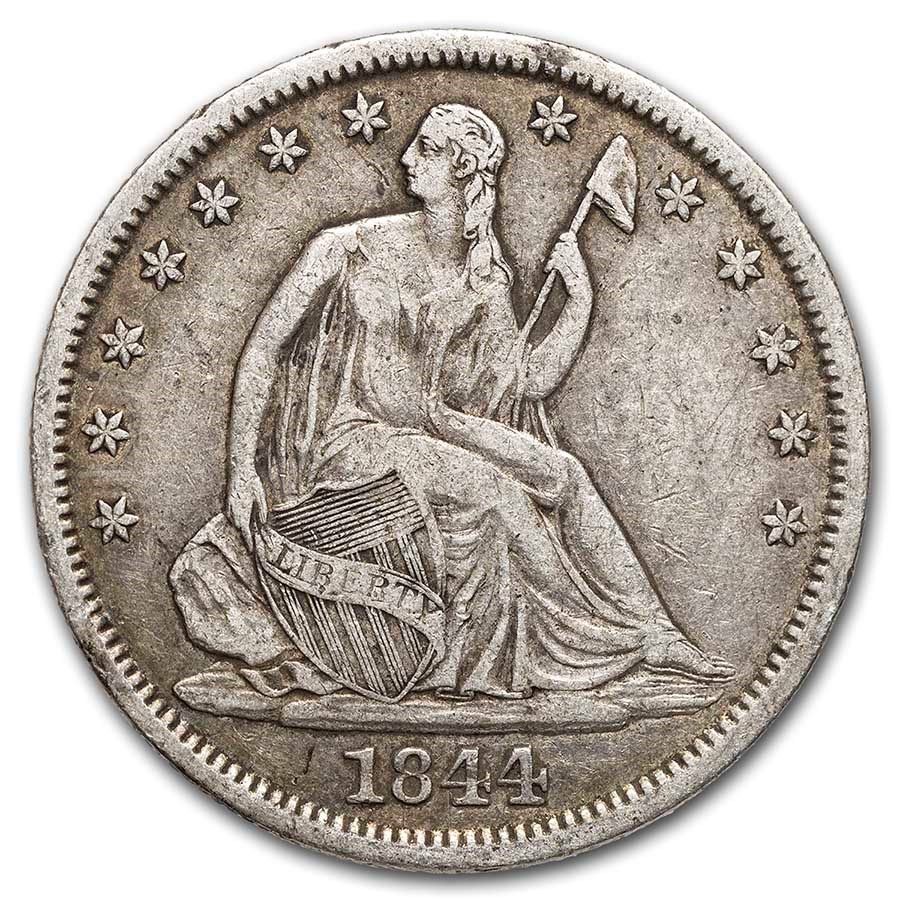 1844-O Liberty Seated Half Dollar XF
