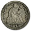 1845 Liberty Seated Dime Fine