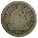 1845 Liberty Seated Dime Good