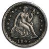 1845 Liberty Seated Dime XF