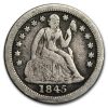 1845-O Liberty Seated Dime Fine