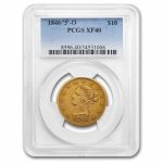 1846/5-O $10 Liberty Gold Eagle XF-40 PCGS