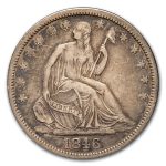 1846-O Liberty Seated Half Dollar Medium Date XF
