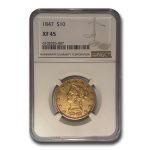 1847 $10 Liberty Gold Eagle XF-45 NGC