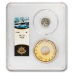 1849 Liberty Seated Dime VF-30 PCGS (S.S. Central America)