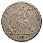 1849-O Liberty Seated Half Dollar VF