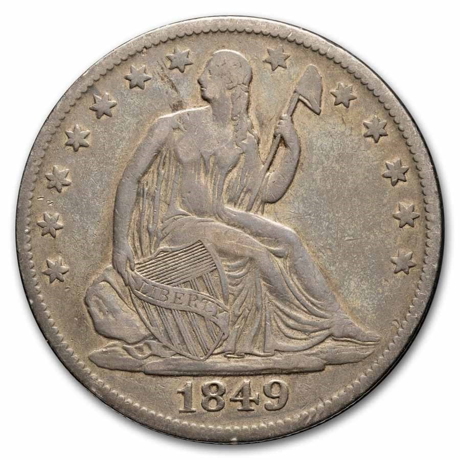 1849-O Liberty Seated Half Dollar VF
