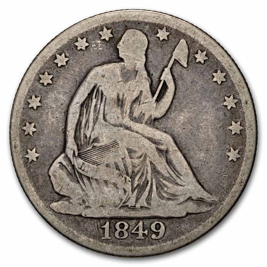 1849-O Liberty Seated Half Dollar VG