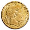 1850-1851 France Gold 10 Francs Ceres Head (BU)