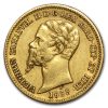 1850-1861 Sardinia Gold 20 Lire Vittorio Emanuele II Avg Circ