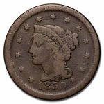 1850 Large Cent VG