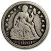 1850 Liberty Seated Dime VG
