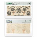 1850s $5 Nemaha Valley Bank Brownville, NE VF-20 PMG (NE10G12a)