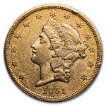 1851 $20 Liberty Gold Double Eagle XF