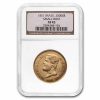 1851 Brazil Gold 20,000 Reis Pedro II XF-45 NGC