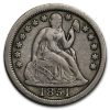 1851 Liberty Seated Dime VF