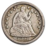 1851 Liberty Seated Half Dime VF