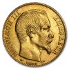 1852-1860 France Gold 20 Francs Napoleon III AU