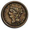 1853 Half Cent VF