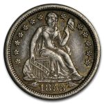 1853 Liberty Seated Dime w/Arrows XF