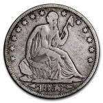 1853-O Liberty Seated Half Dollar w/Arrows & Rays Fine