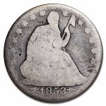 1853-O Liberty Seated Half Dollar w/Arrows & Rays Good