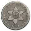 1853 Three Cent Silver Good