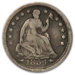 1854 Liberty Seated Half Dime Fine