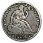 1854 Liberty Seated Half Dollar w/Arrows Good