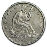 1854-O Liberty Seated Half Dollar VF