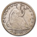 1854-O Liberty Seated Half Dollar VG