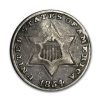1854 Three Cent Silver VG