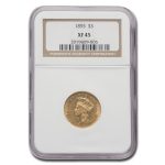 1855 $3 Gold Princess XF-45 NGC