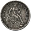 1855 Liberty Seated Dime w/Arrows XF