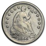 1855 Liberty Seated Half Dime Fine