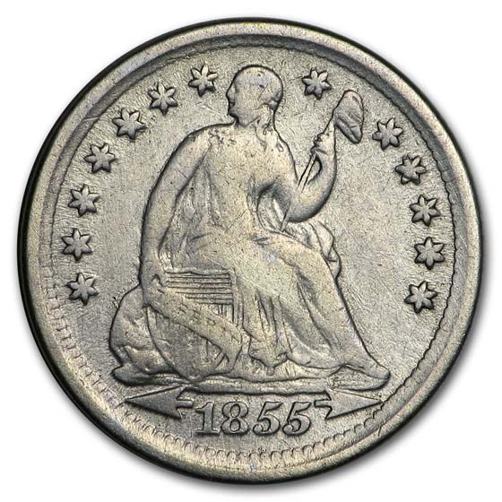 1855 Liberty Seated Half Dime Fine