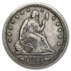 1855 Liberty Seated Quarter VF