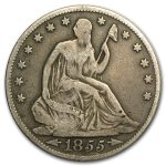 1855-O Liberty Seated Half Dollar w/Arrows Fine