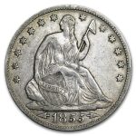 1855-O Liberty Seated Half Dollar w/Arrows XF