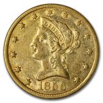 1856 $10 Liberty Gold Eagle XF