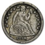 1856-O Liberty Seated Dime VF