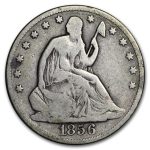 1856-O Liberty Seated Half Dollar VG