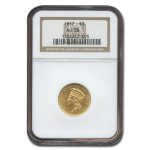 1857 $3 Gold Princess AU-58 NGC