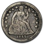 1857-O Liberty Seated Dime Good